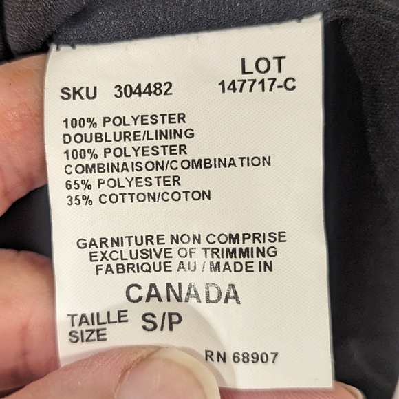 Le Chateau Black Shimmer Dress Women's Size Small - Picture 4 of 4